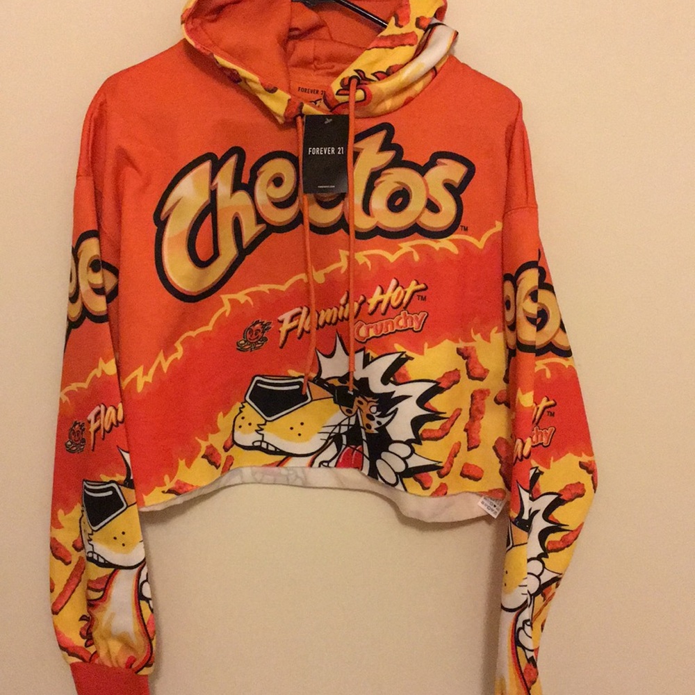 Cheetos short waist hoodie